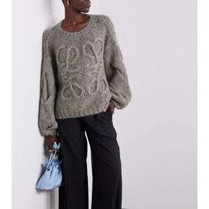 LOEWE Anagram oversized mohair-blend sweater